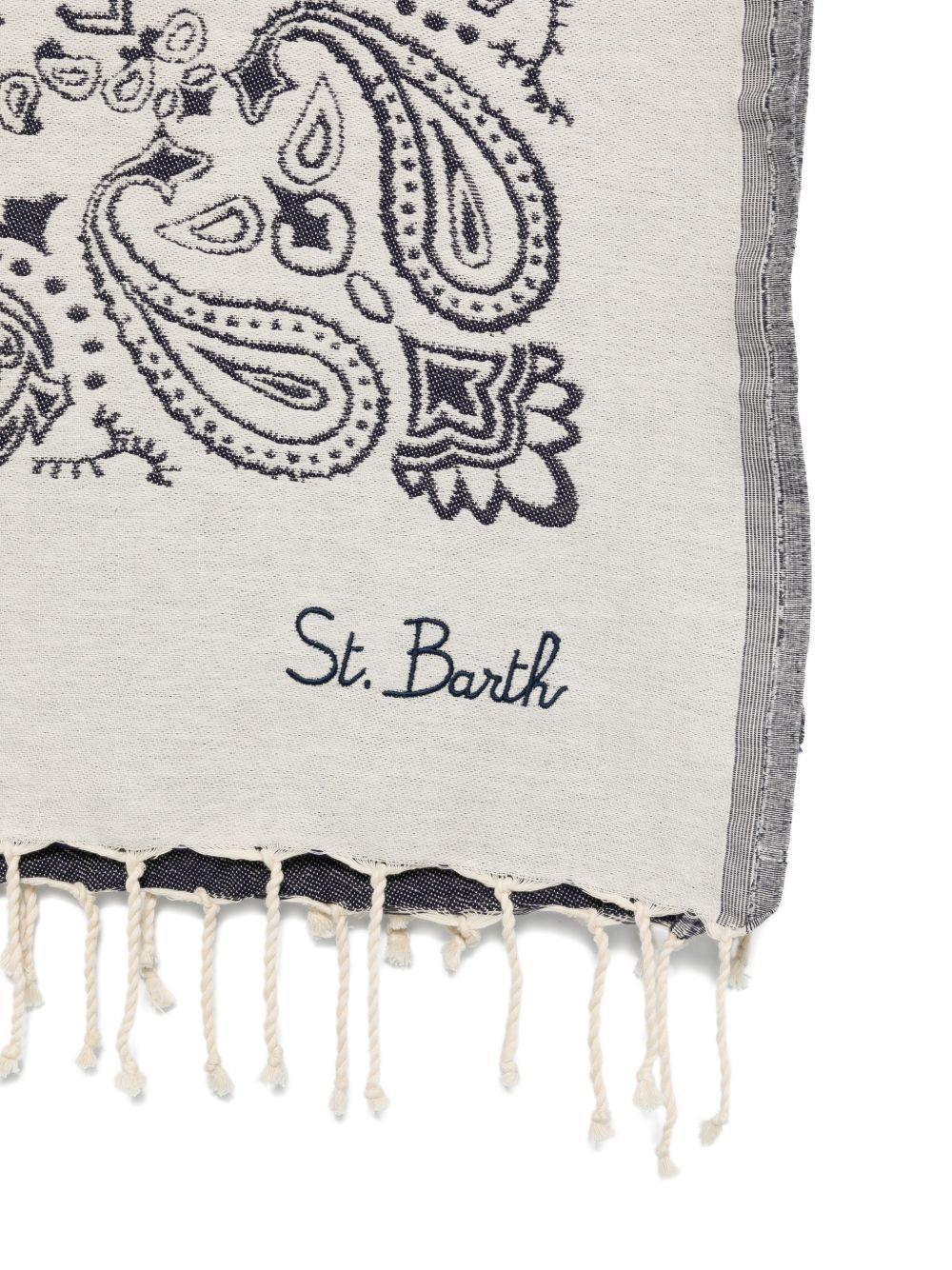 Telo mare Foutas in cotone jacquard con fantasia bandana FOUT009 02709L MC2 SAINT BARTH 