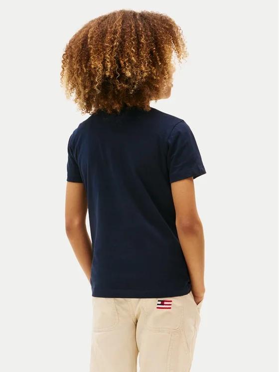 T-shirt in cotone con logo THKB0KB09868J C1G TOMMY HILFIGER 