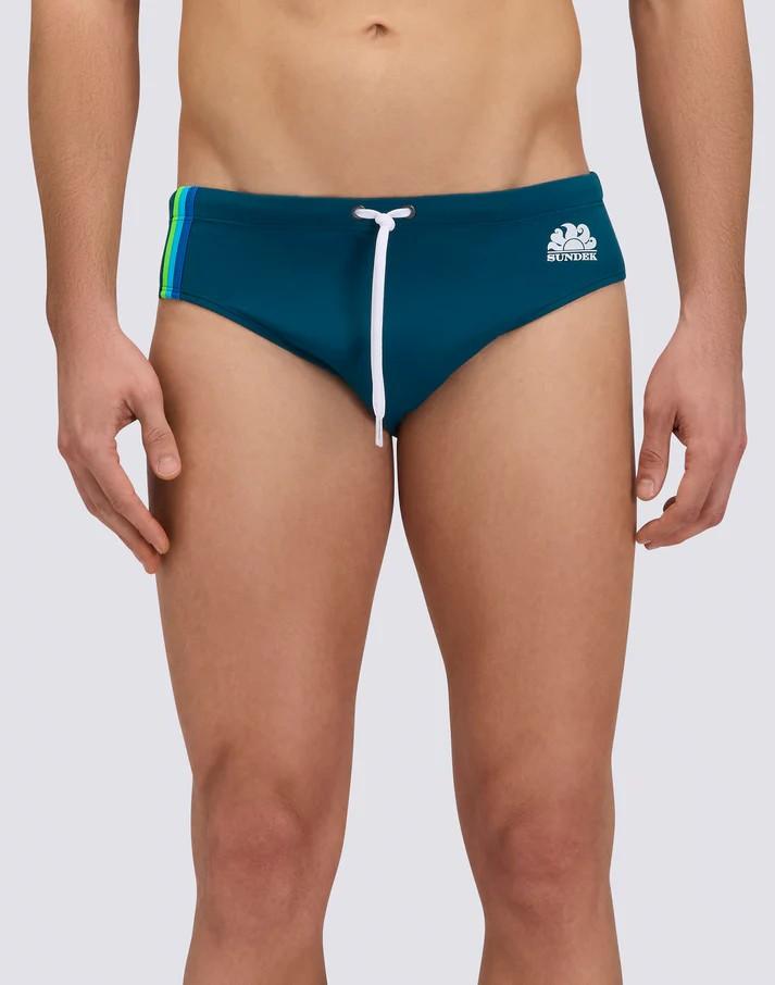Slip mare con dettaglio tricolore M313SSL3000 34101 SUNDEK 