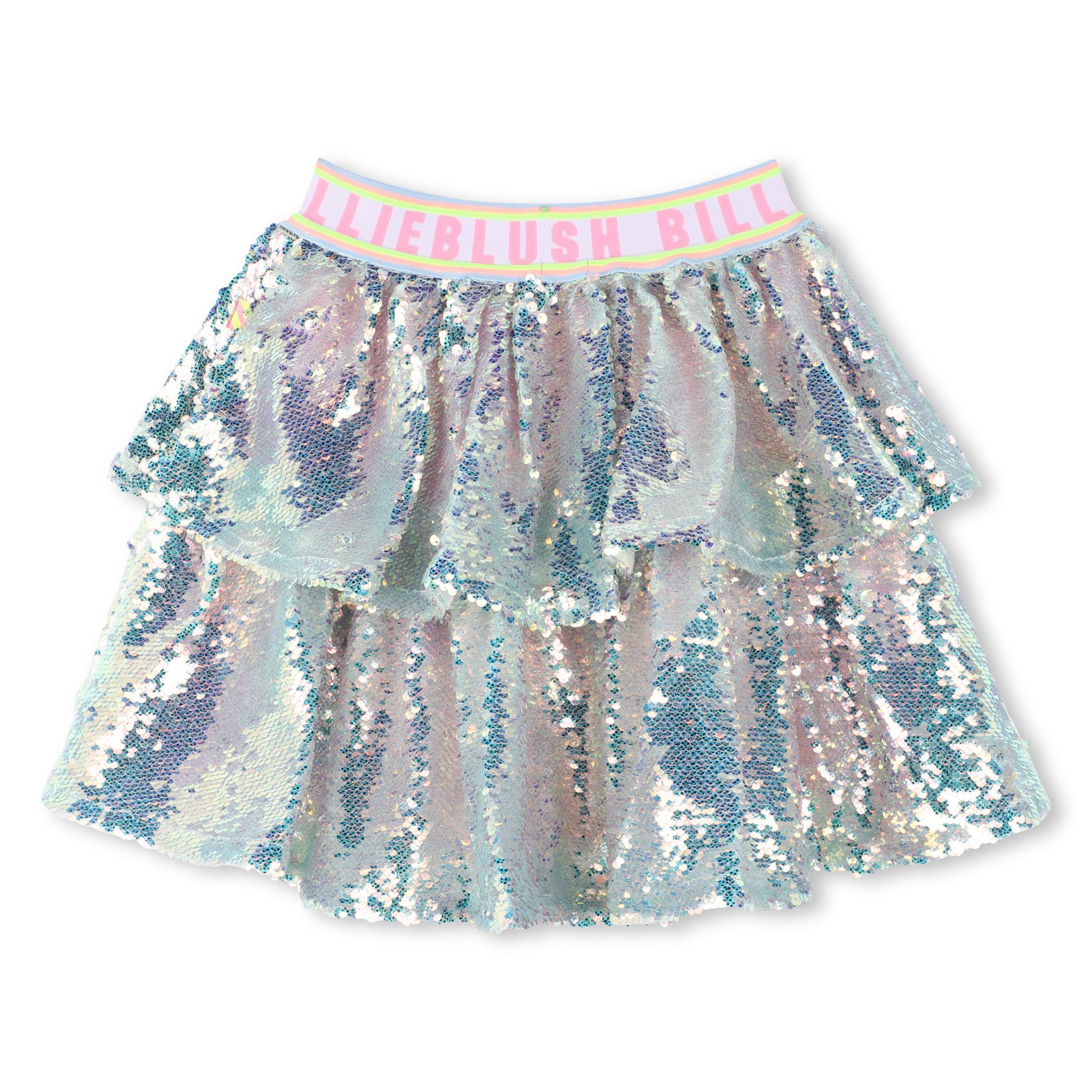 Gonna con paillettes iridescenti U20865 74A BILLIEBLUSH 