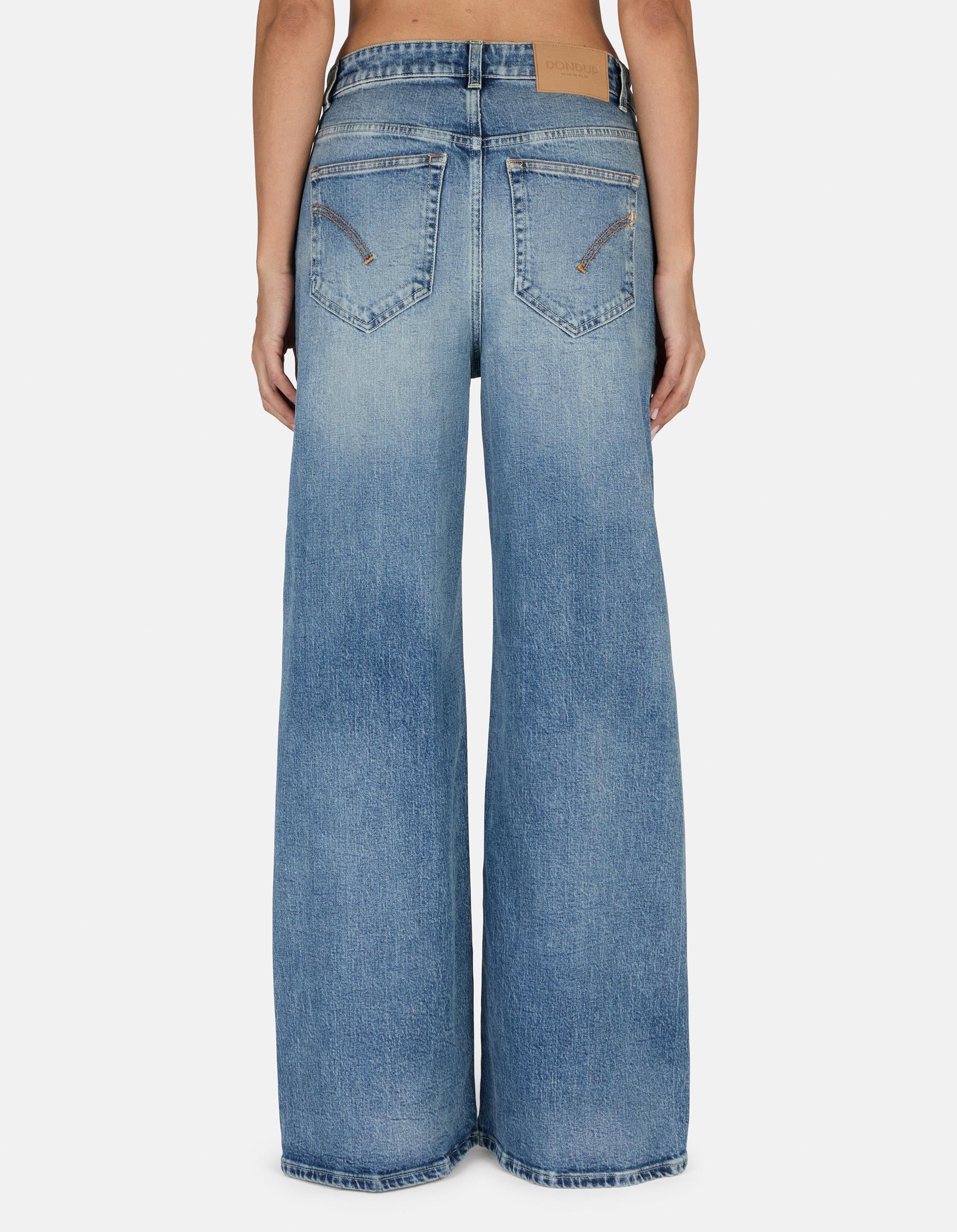 Jeans Bootcut in denim DP828DSH371LO3 800 DONDUP 