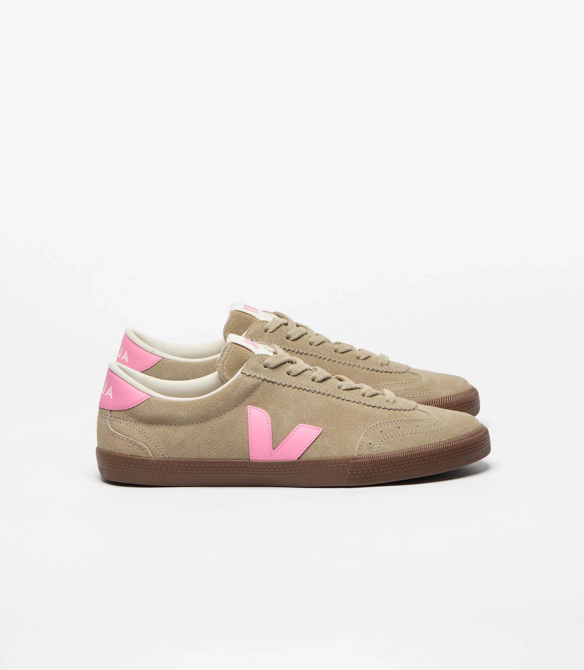 Volley Suede Taupe Malibu Bark VO03214 68 VEJA 