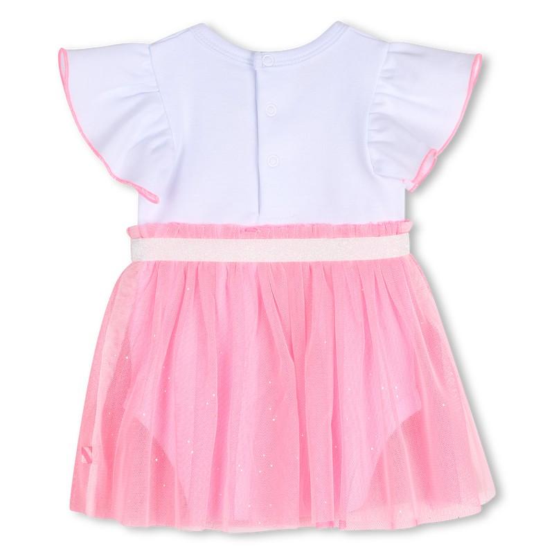 Ruffled Short-sleeved Bodysuit U21815 44L BILLIEBLUSH 
