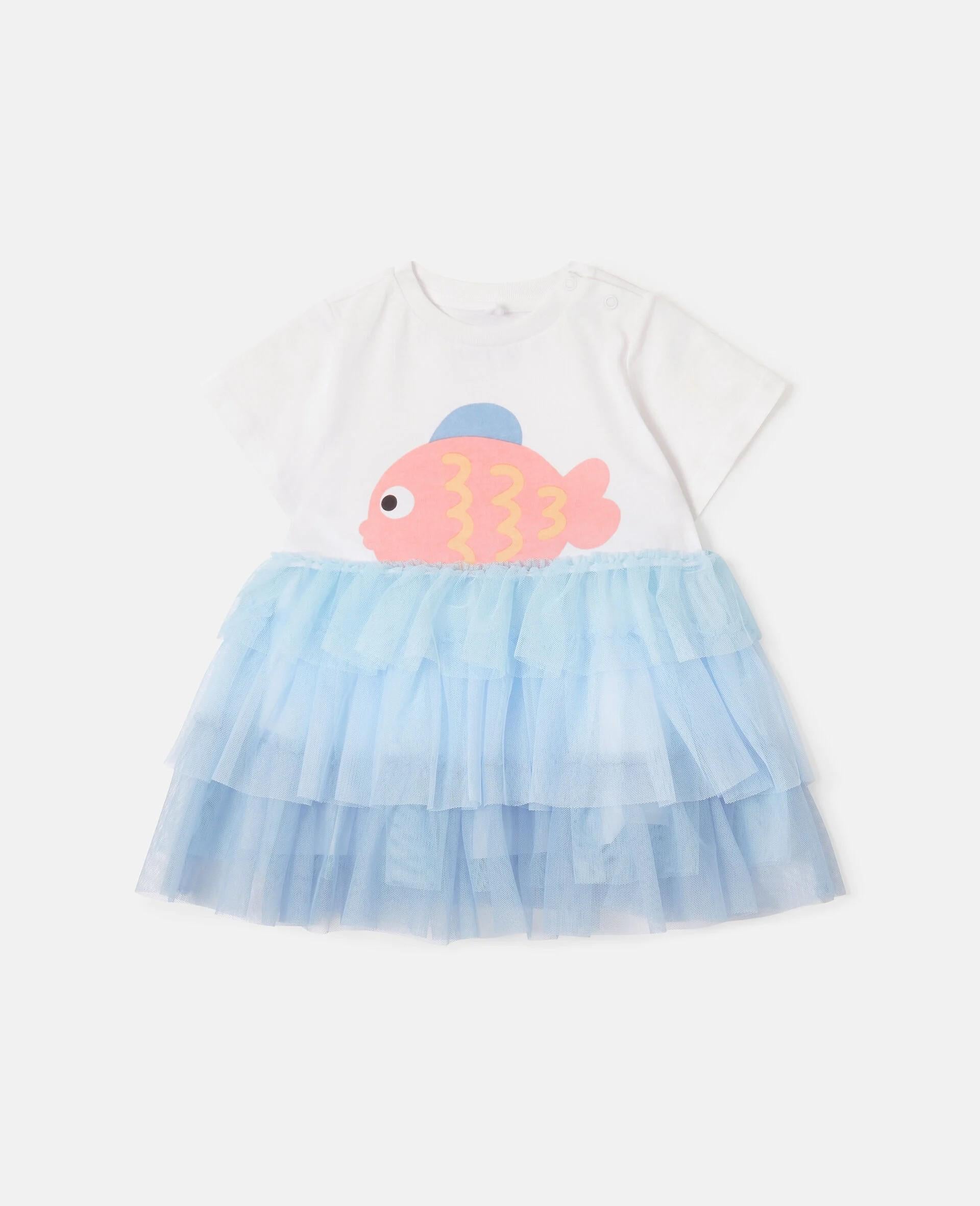 Abito con tulle TY1061Z0434 100 STELLA MCCARTNEY 