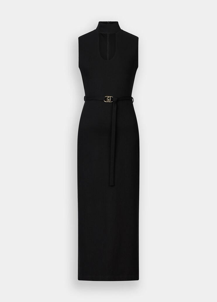 Abito midi con cintura MF5142J9189 22222 LIU JO WHITE2 