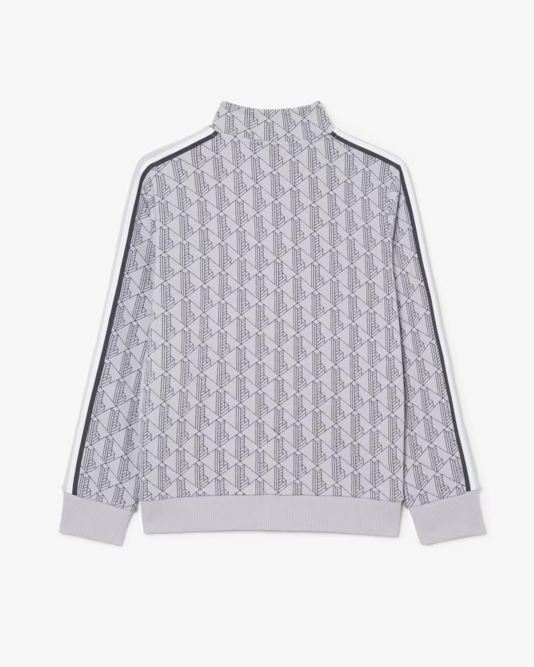 Felpa unisex a collo alto con zip e monogramma 947108 GJ3 LACOSTE 