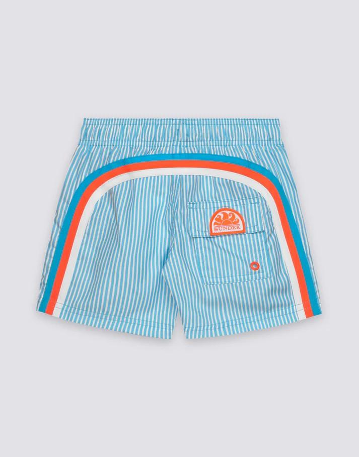Costume da bagno bambino corto  con stampa juicy stripes B504BDRT3JI A61JI SUNDEK 