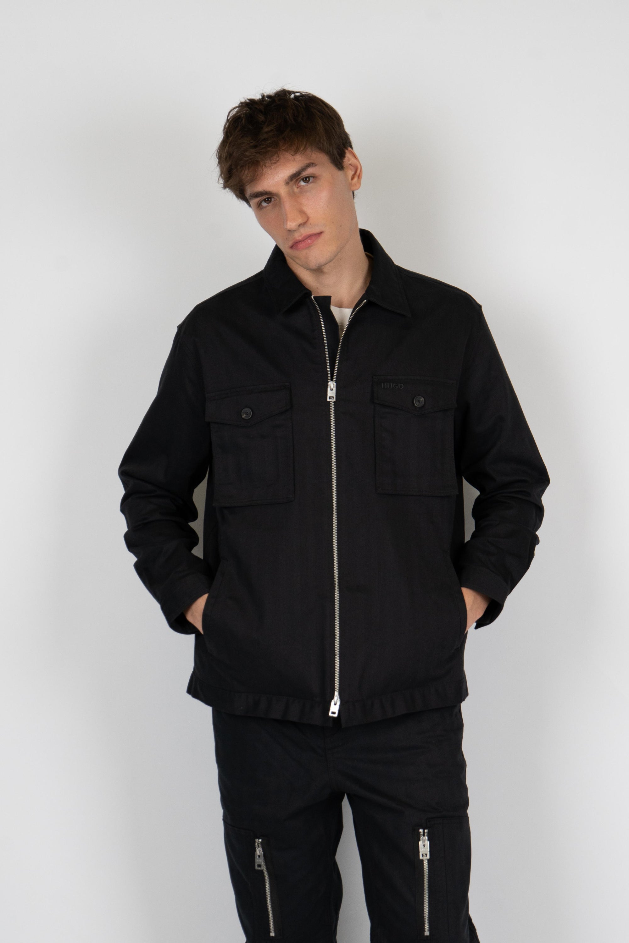 Sovracamicia full zip 50545403 001 HUGO 