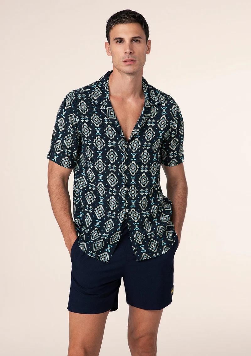 Camicia fantasia M02CA60X 05 F**K 