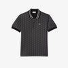 Polo in jacquard con monogramma