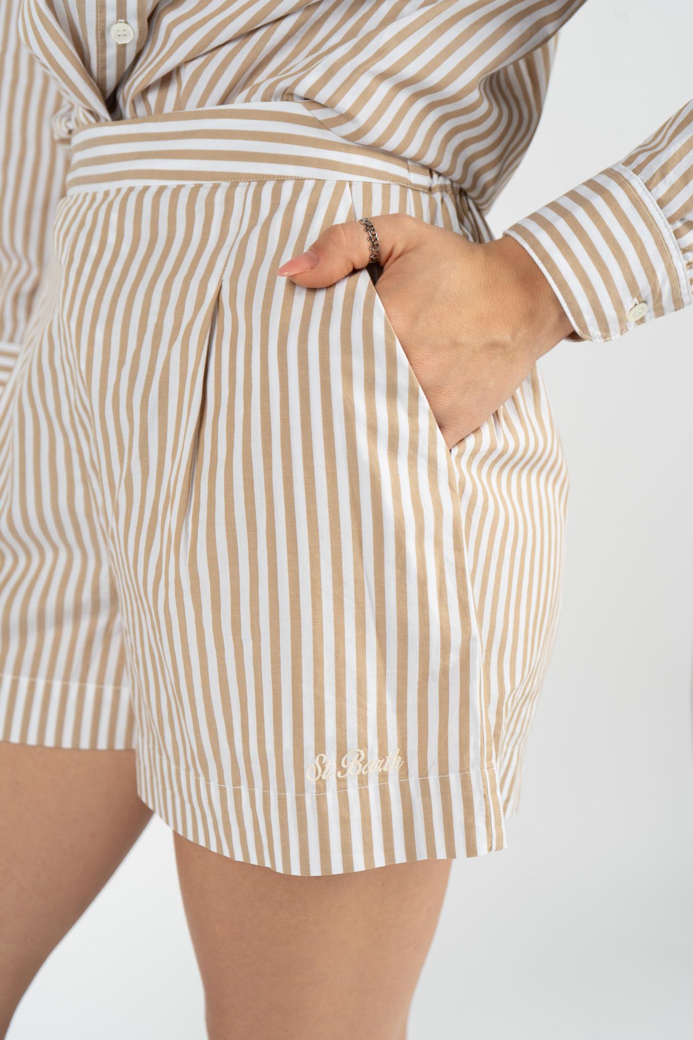 Short Amani a righe AMN0001 00724L MC2 SAINT BARTH 