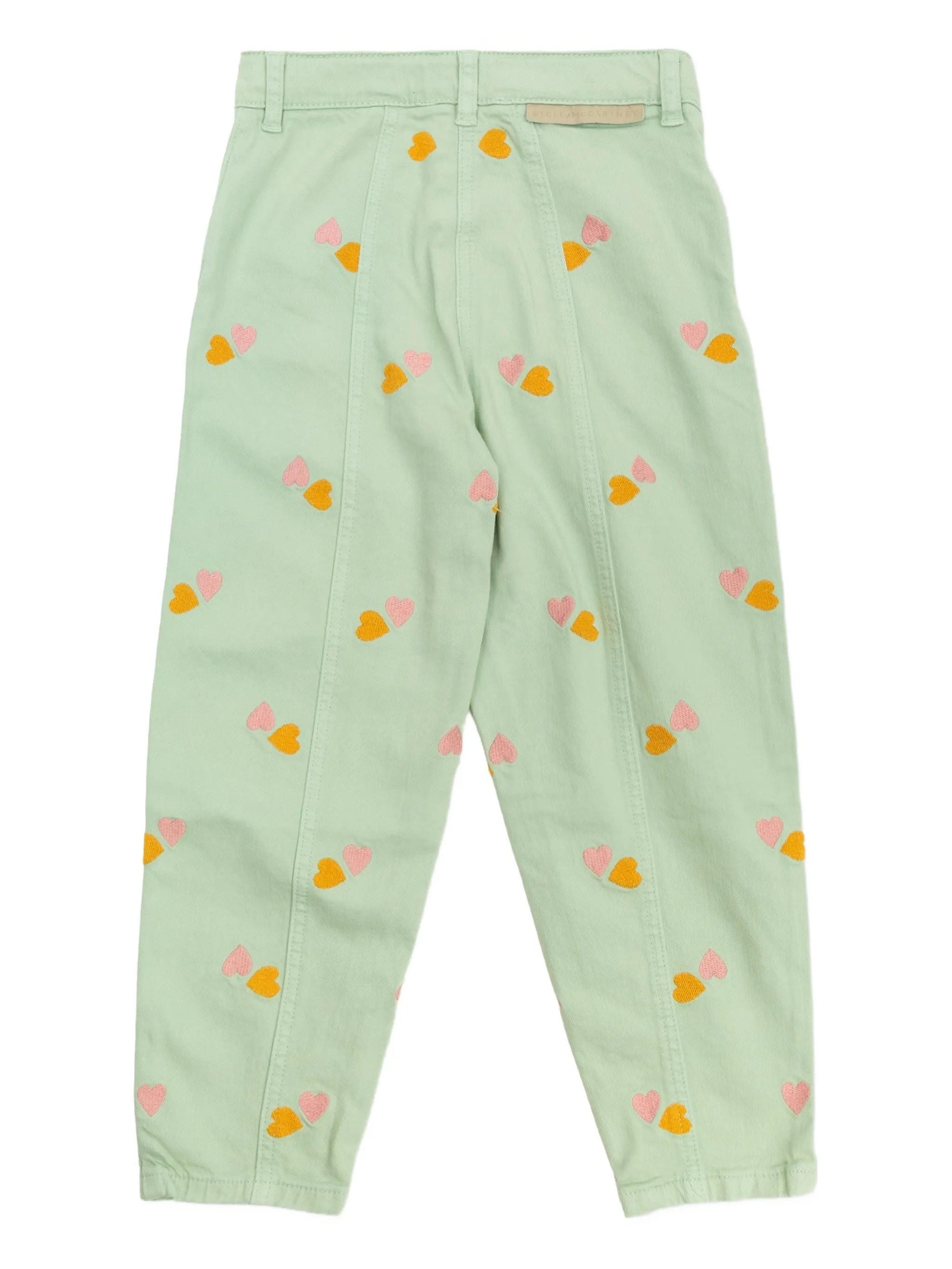 Pantalone con motivo a cuore TY6A50Z3454 754EM STELLA MCCARTNEY 