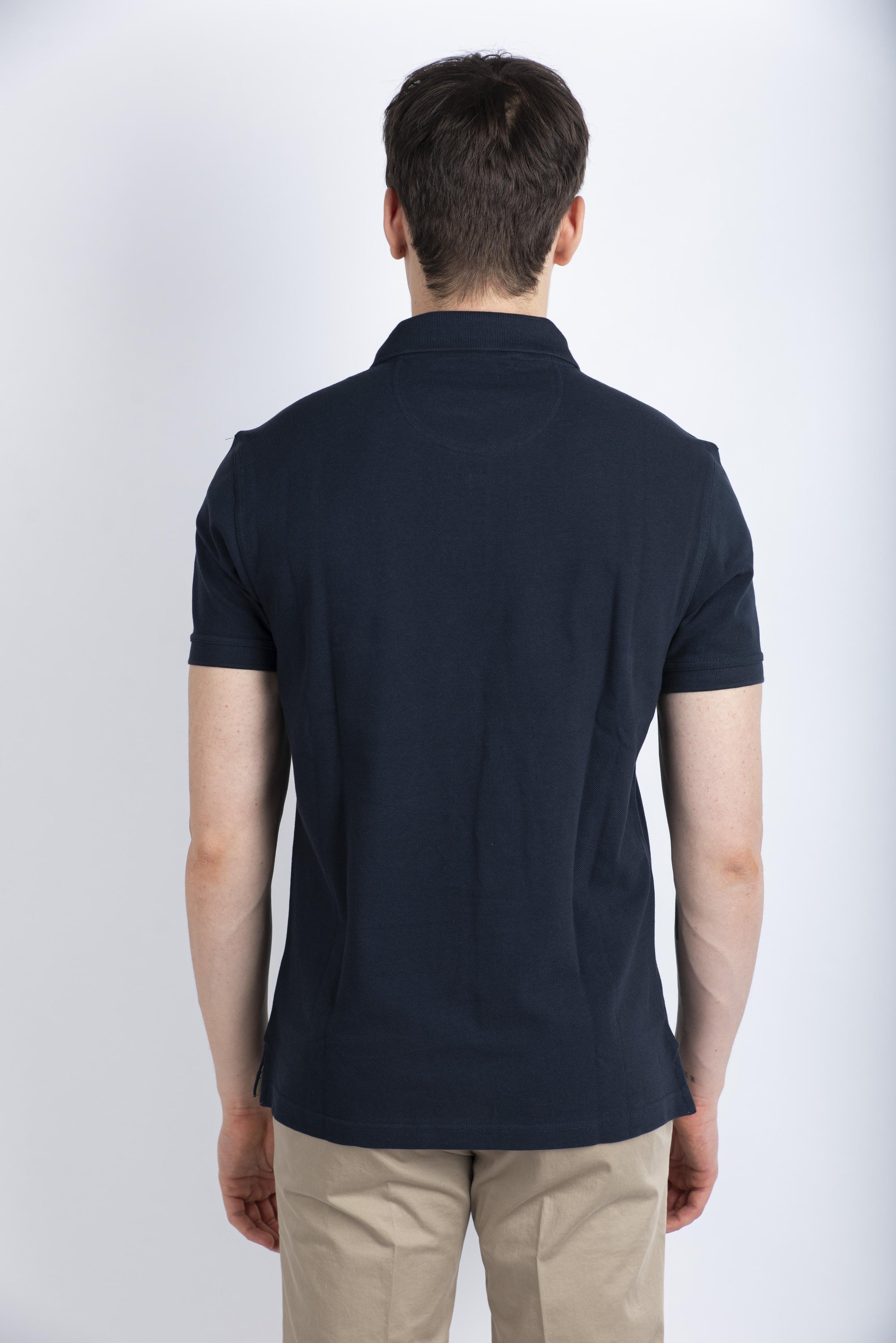 Polo in cotone navy Barbour MML0012 NY31 BARBOUR 