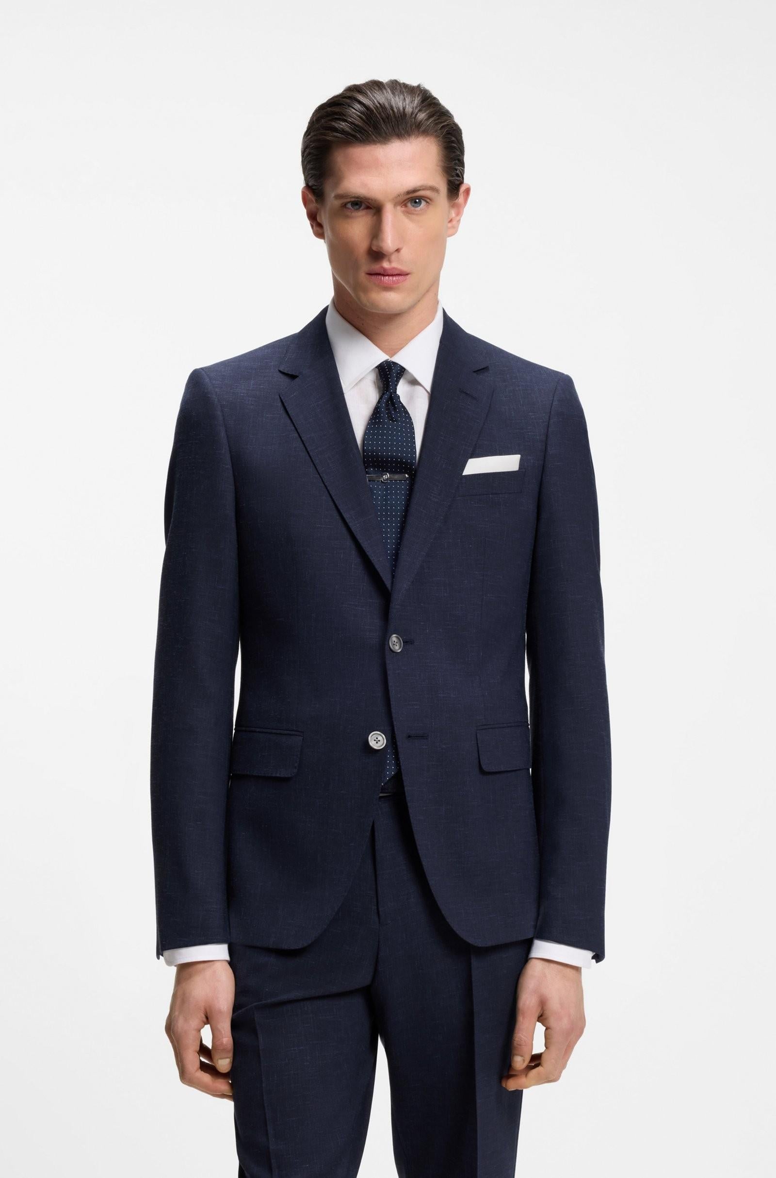Abito due pezzi slim-fit in tessuto 50561834 404 BOSS 