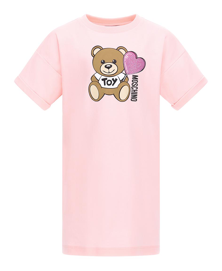 Vestito Teddy Bear con paillettes HDV0G9LAA40 50209 MOSCHINO KID 