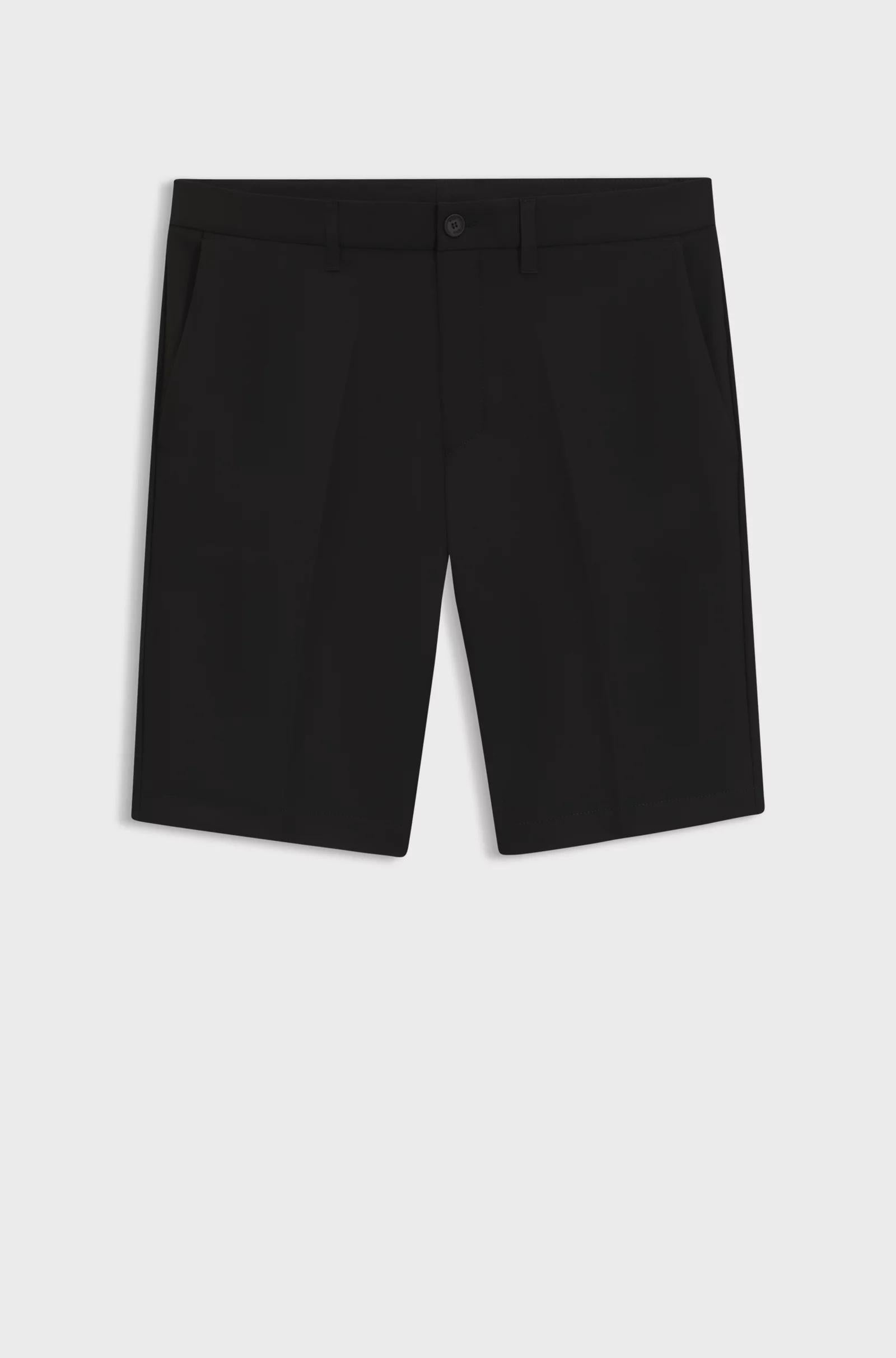 Bermuda slim fit in tessuto elasticizzato idrorepellente 50540337 001 BOSS 