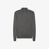 Cotton and wool polo shirt