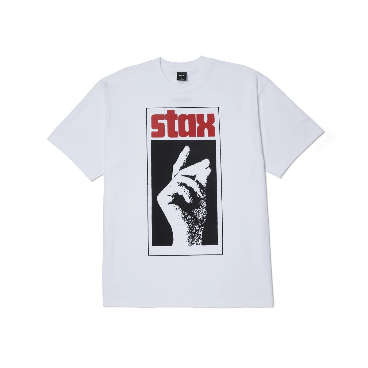 HUF x Stax Snap T-Shirt TS02407 WHITE HUF 