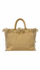 Vanity shoulder bag with patch