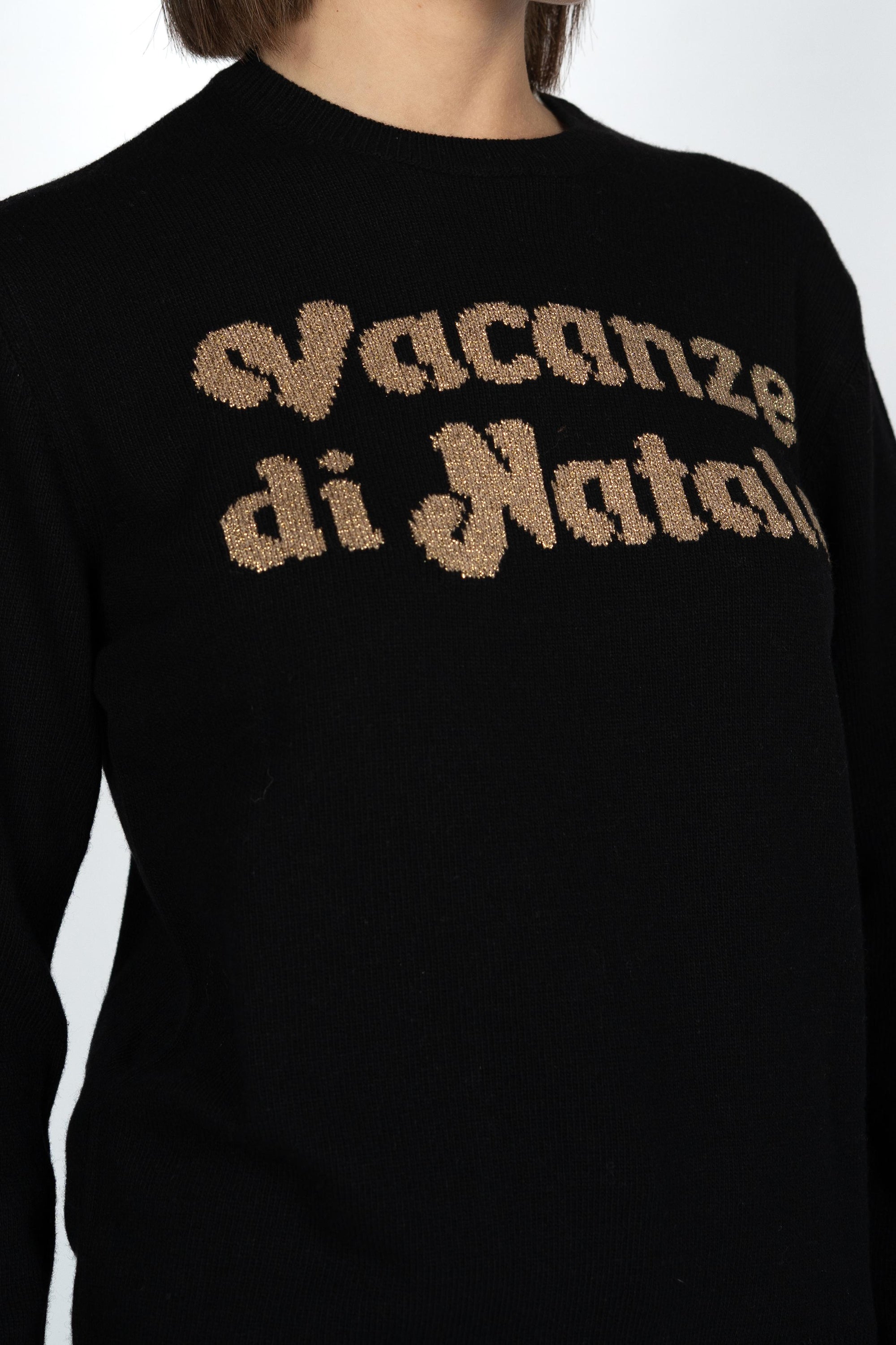 Maglione New Queen con jacquard Vacanze di Natale QUE0010 00432I MC2 SAINT BARTH 