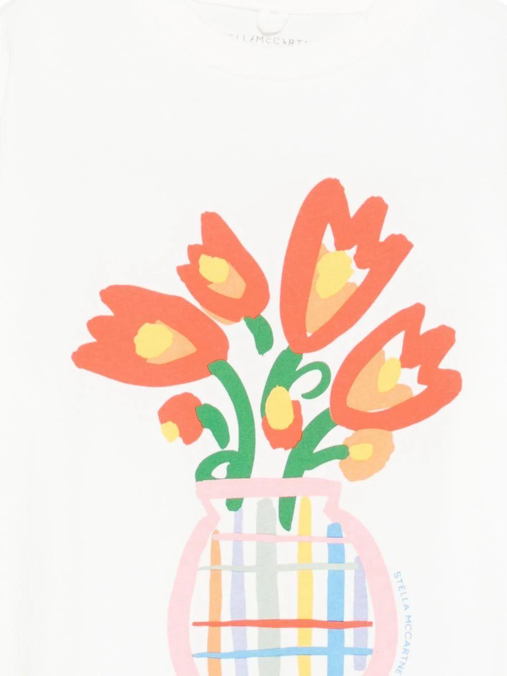 T-shirt girocollo TY8B41Z0434 101 STELLA MCCARTNEY 