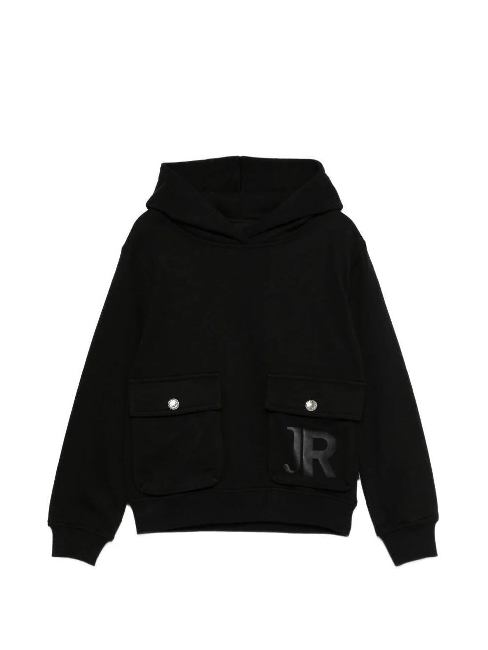 Felpa con cappuccio RBP26051FE BLACK RICHMOND 