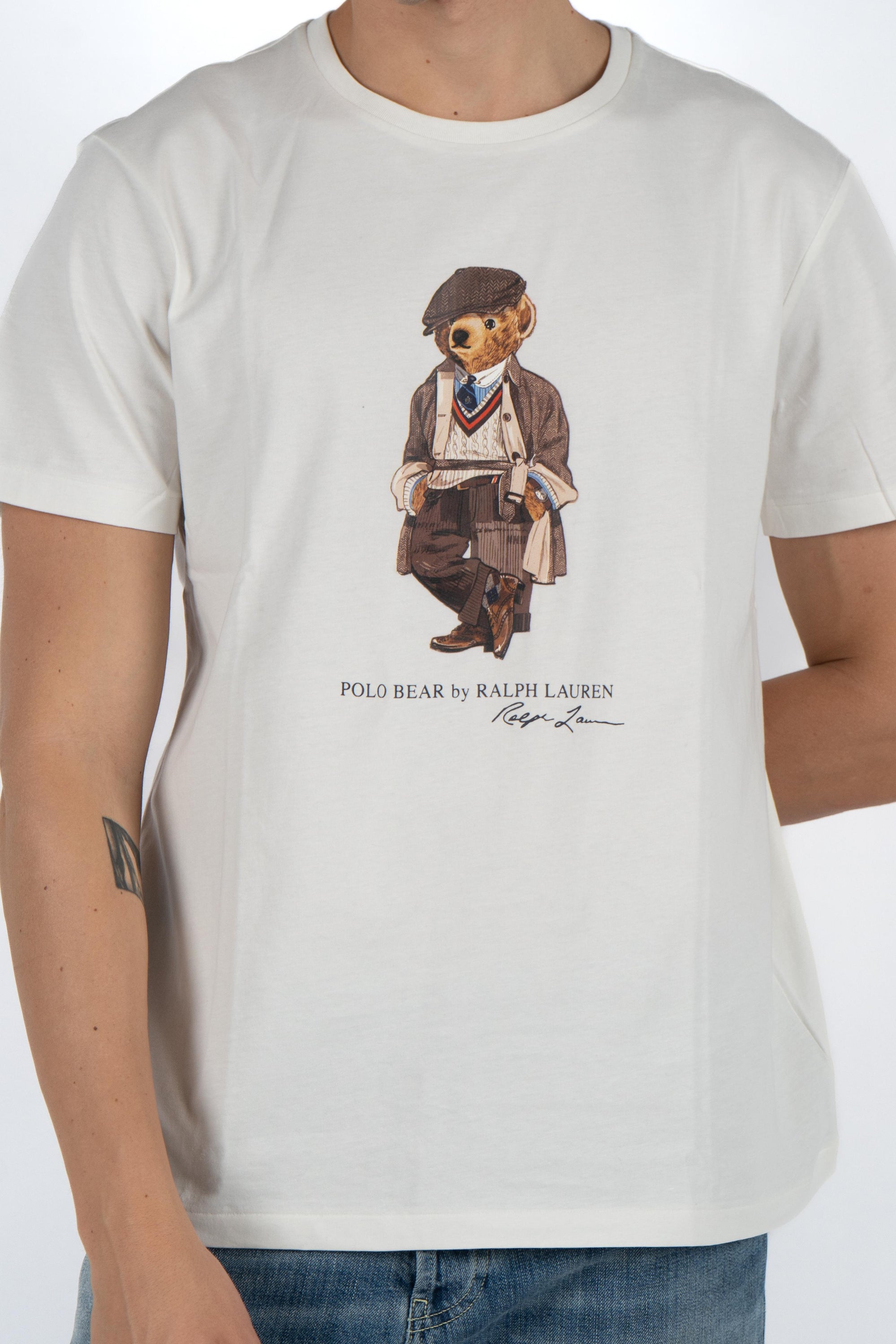 Maglietta Polo Bear Custom Slim-Fit 710P00085 001 POLO RALPH LAUREN 