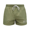 Boxer da mare con logo stampato a contorno