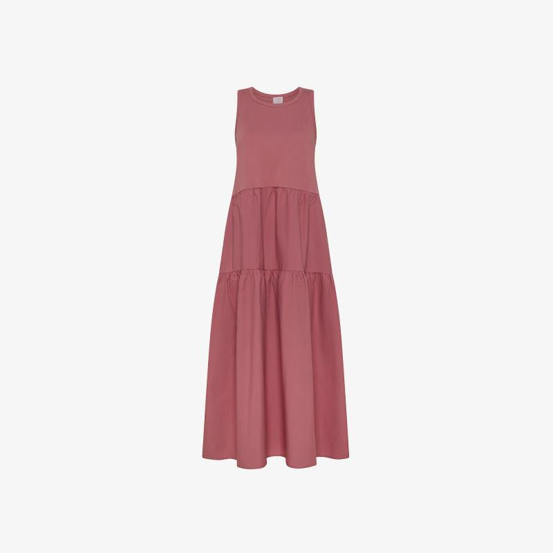 Abito lungo in cotone T35221 57 SUN68 