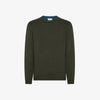 Crew neck sweater in wool and cashmere