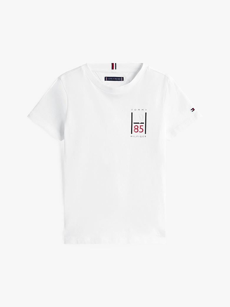 T-shirt con grafica e logo KB0KB09536T YBR TOMMY HILFIGER 