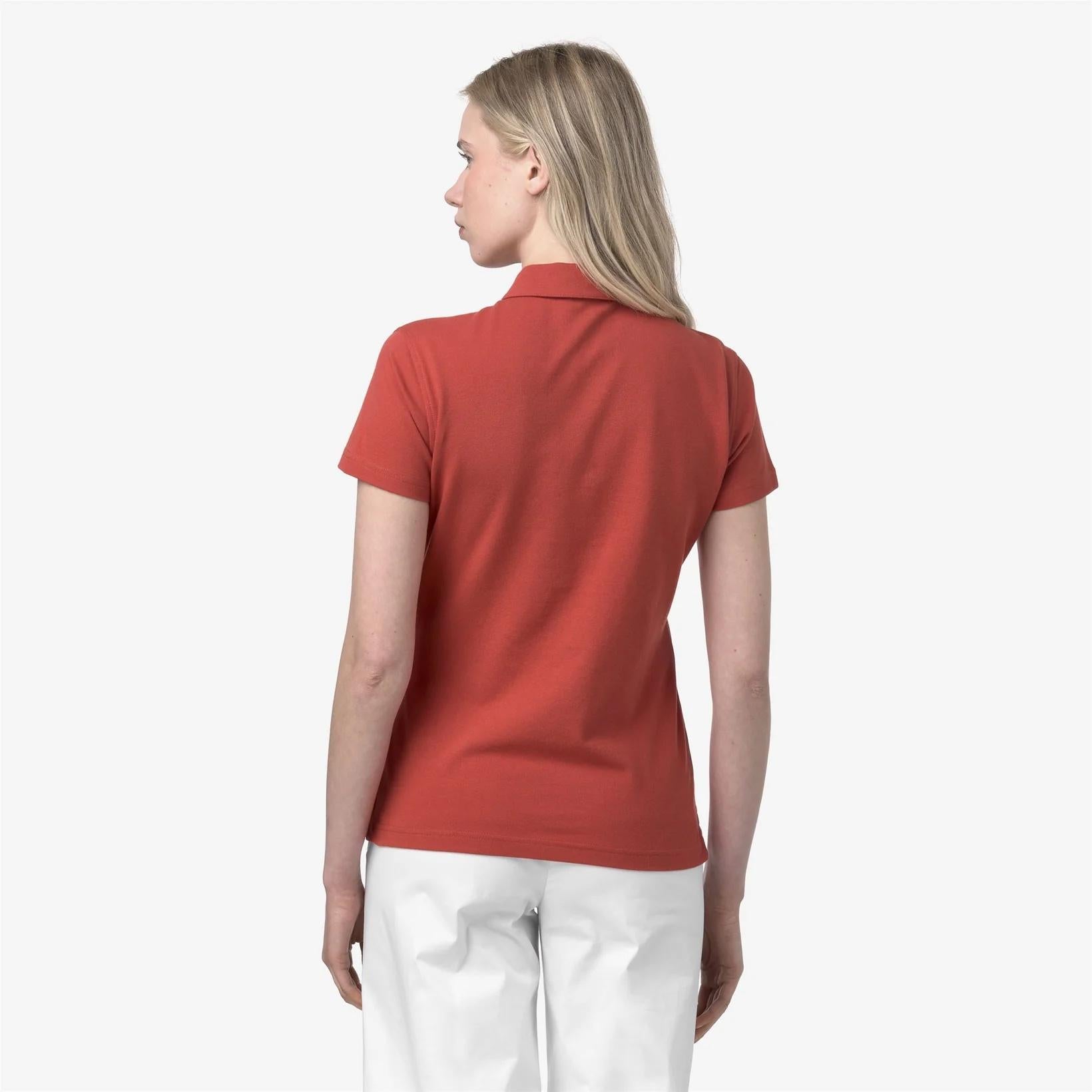 Polo Amedea Pique donna rosso K1127GW 703 K-WAY 