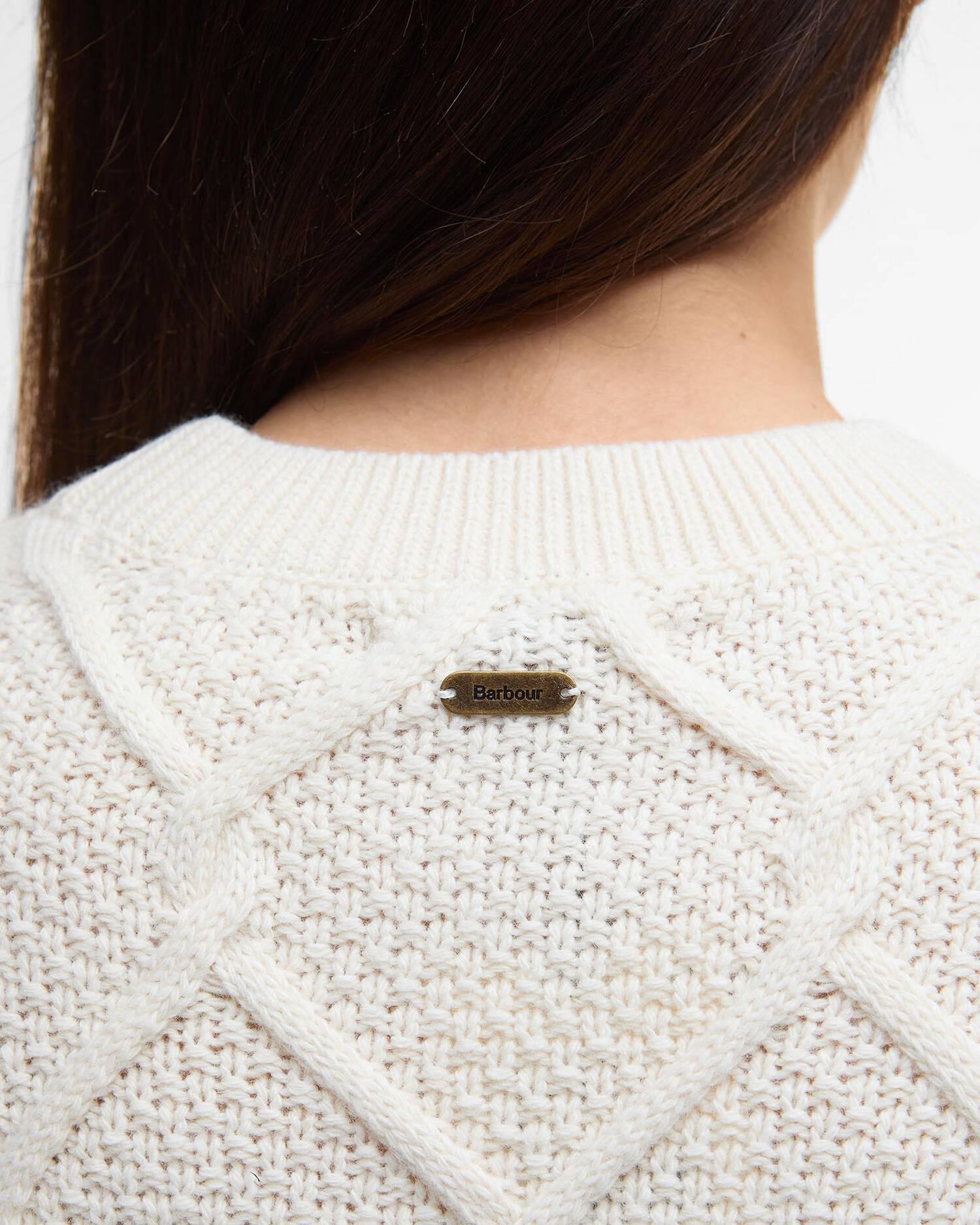 Maglione girocollo Burne con motivo a rombi LKN1572 WH51 BARBOUR 