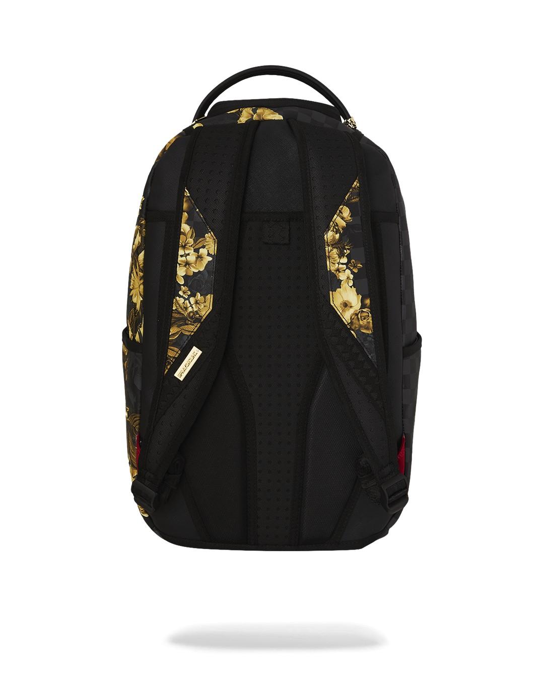 Gold floral remix dlxsv backpack 910B8683 NSZ SPRAYGROUND 