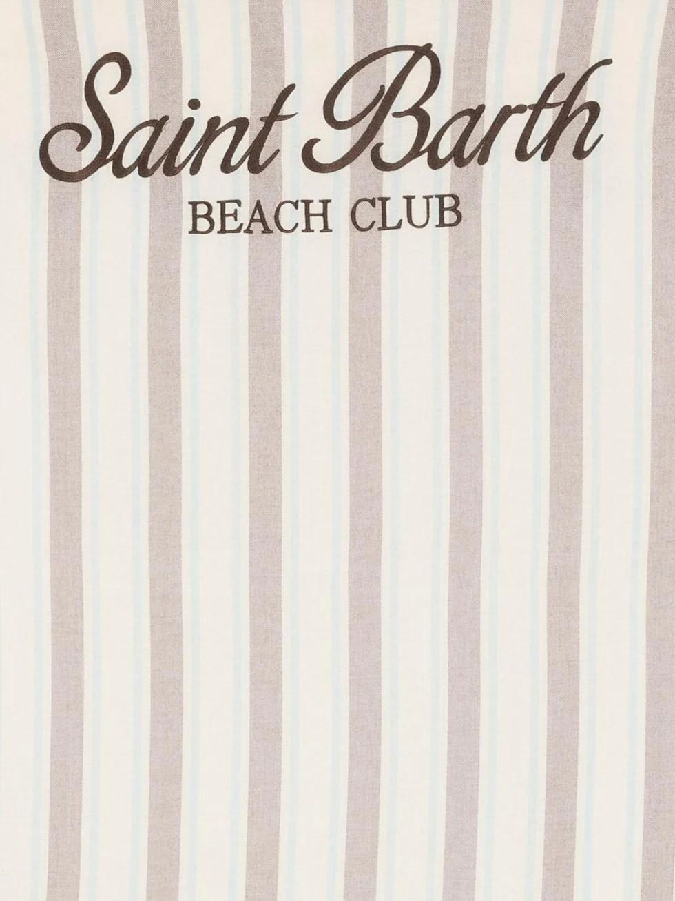 Telo mare con motivo a righe FOUL002W 02597L MC2 SAINT BARTH 
