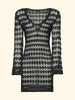 Women's black mini dress