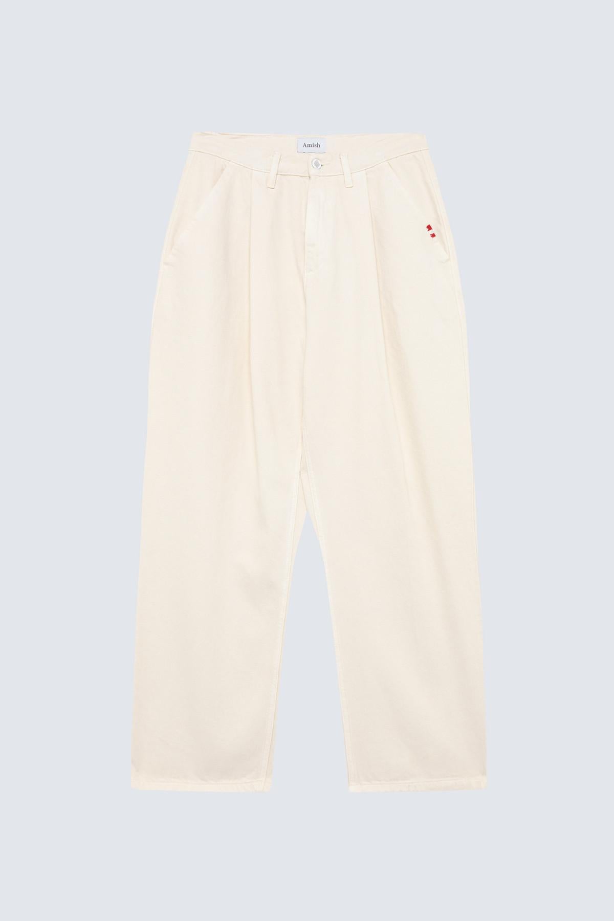 Pantalone Nogend a gamba larga in cotone AMU151P4650569 C0087 AMISH 