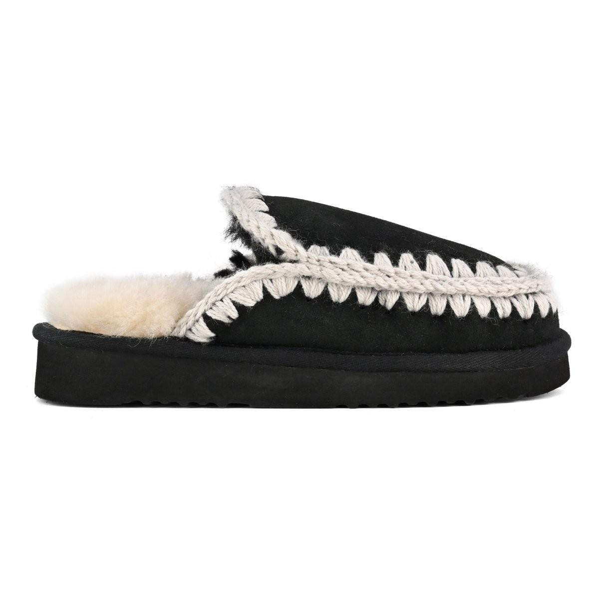 Eskimo slipper MUFW101125A BKWHI MOU 