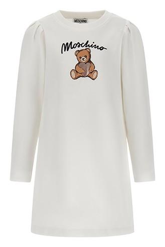 Abito con maniche lunghe HBV0FCLCA40 10063 MOSCHINO KID 