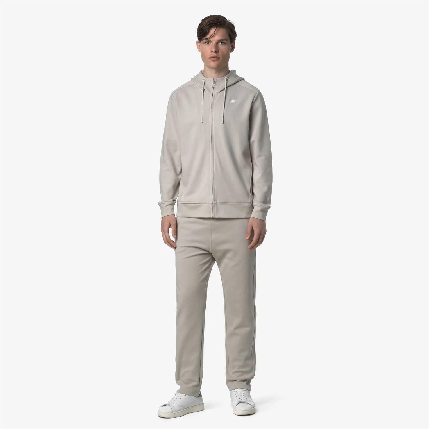 Pantaloni della tuta sporty-chic da uomo beige K8132QW 634 K-WAY 