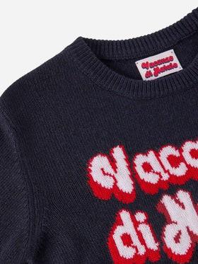 Girocollo Douglas in misto cashmere con jaquard Vacanze di Natale DOU0001 00013IA MC2 SAINT BARTH 