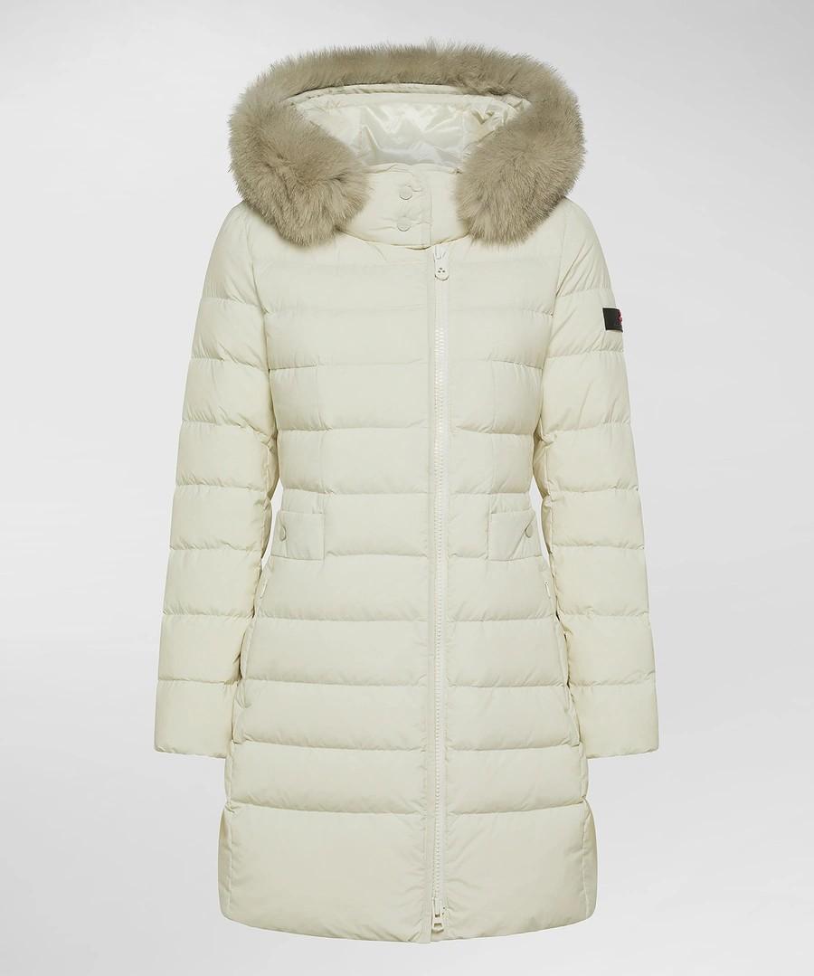 Piumino con pelliccia seriola ml 06 fur PED5458 983 PEUTEREY 