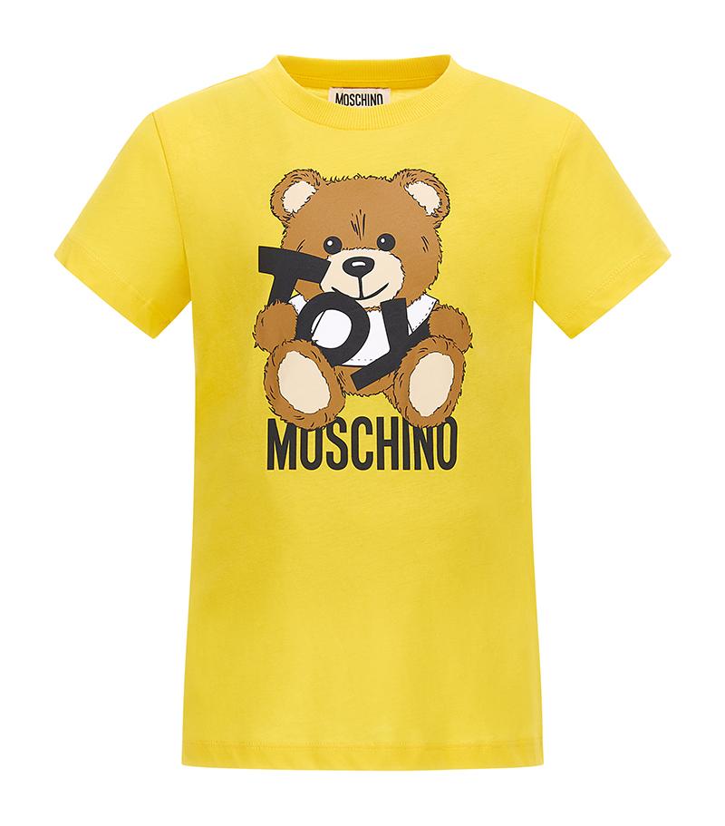 T-shirt con stampa Teddy Bear H9M04KLAA03 50577A MOSCHINO KID 