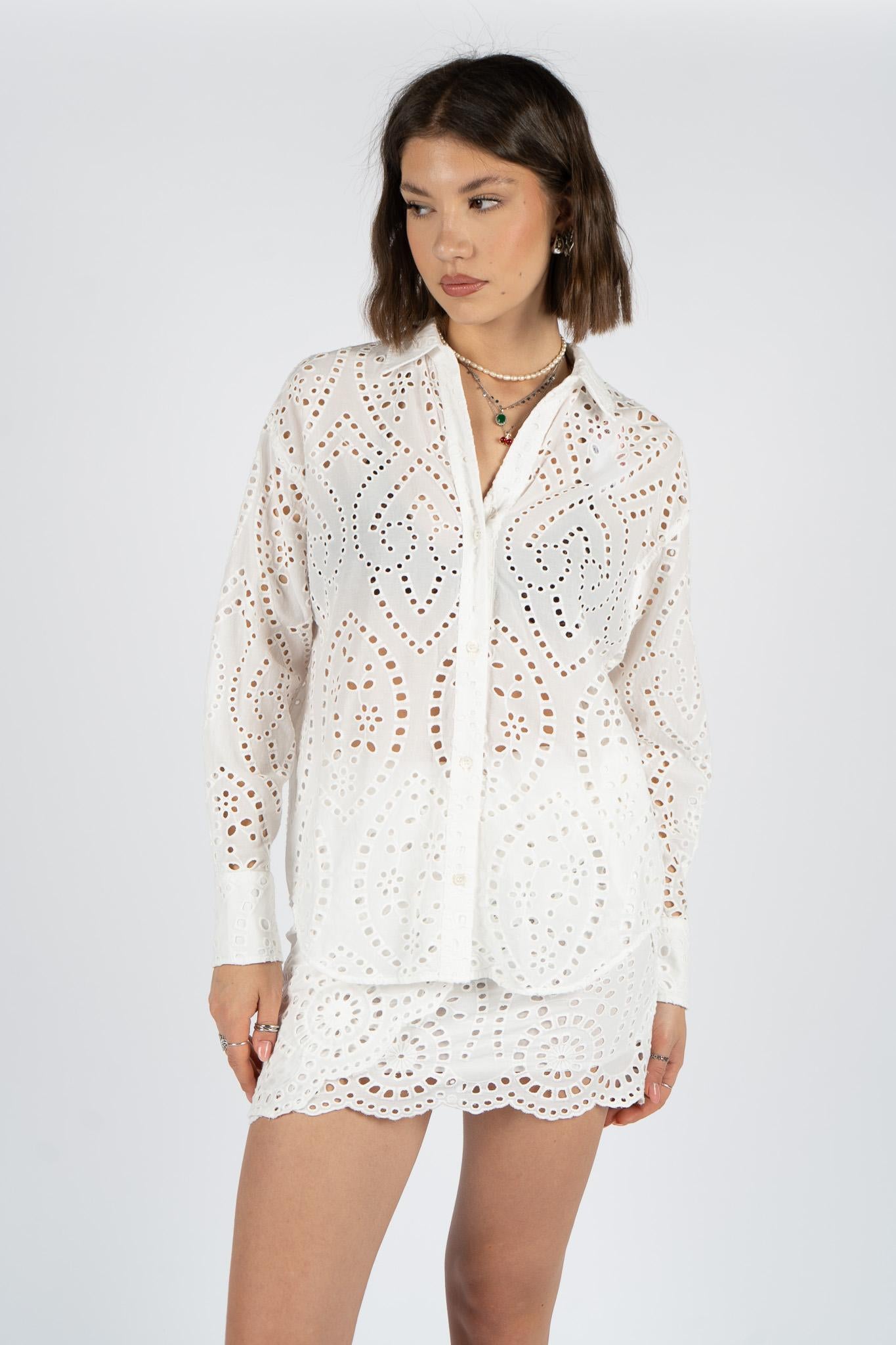 Camicia Cristal CYS0001 01000L MC2 SAINT BARTH 