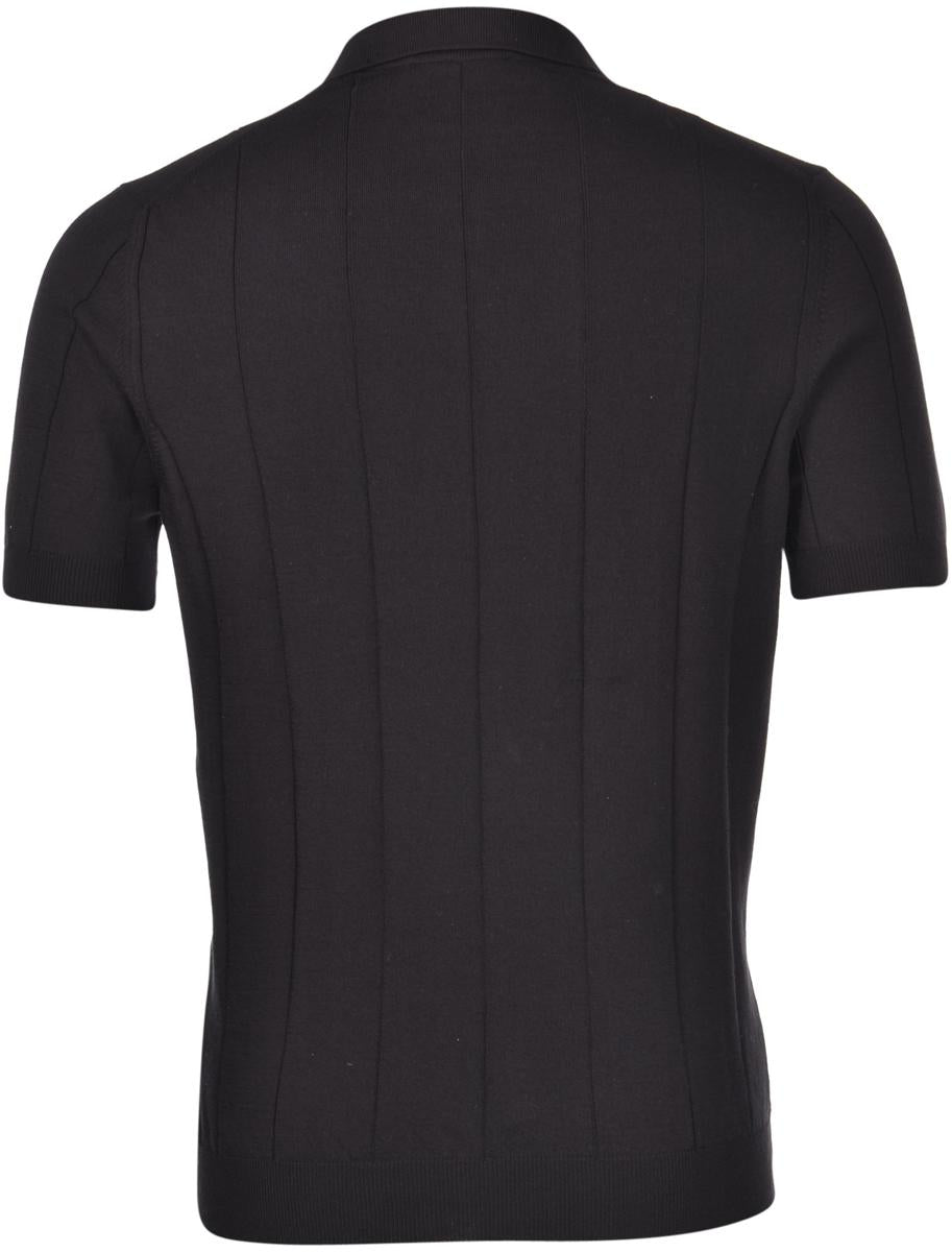 Polo skipper a coste nero 57191/20660 099 GRAN SASSO 