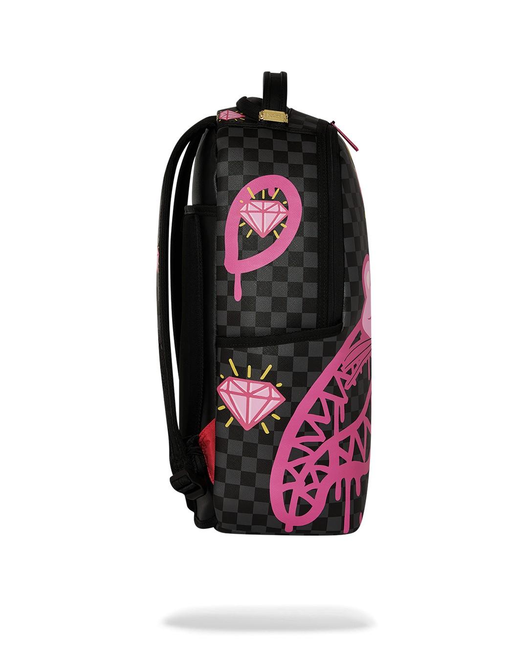 Pink panther drippy diamonds backpack 910B8790 NSZ SPRAYGROUND 