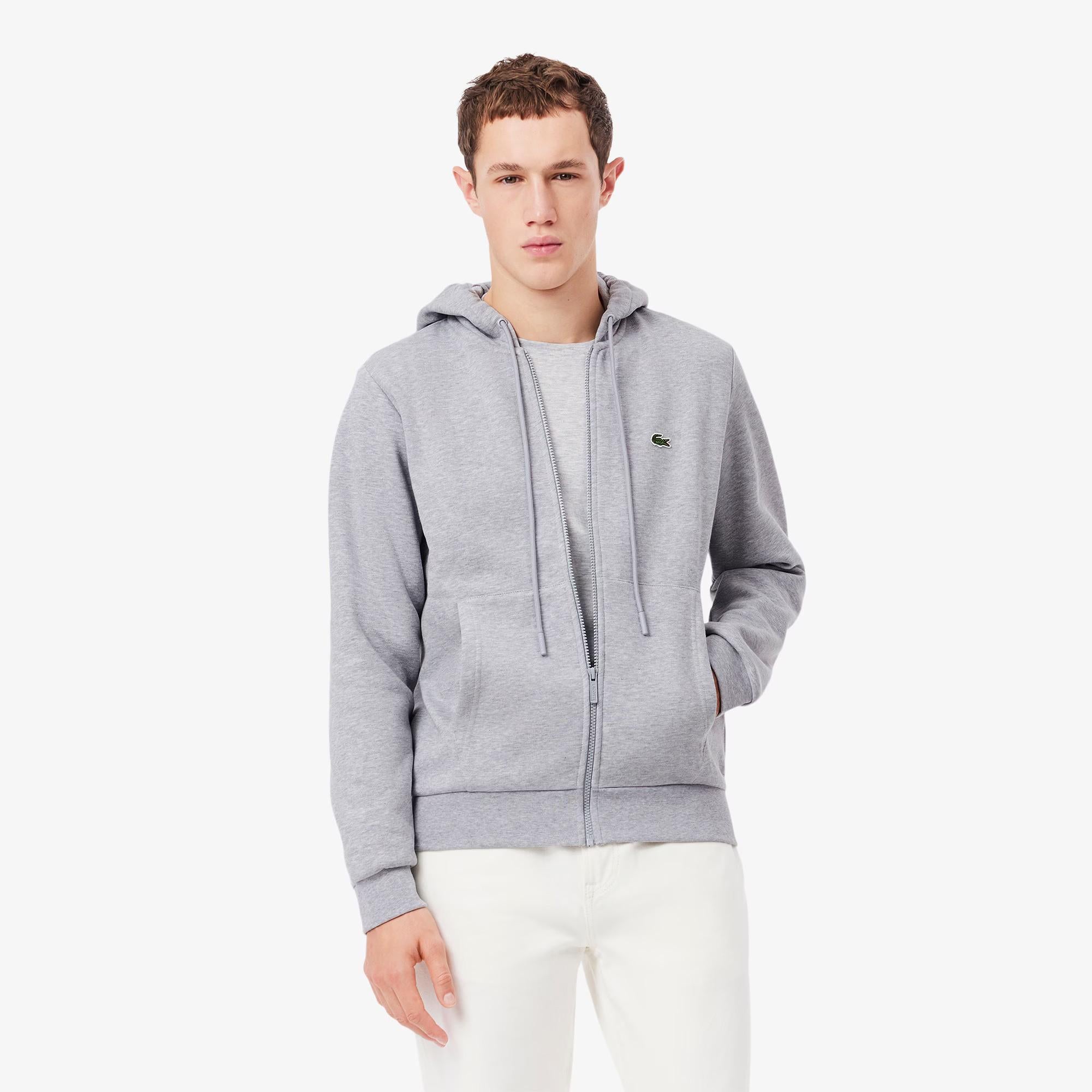 Felpa con cappuccio con zip SH9626 CCA LACOSTE 