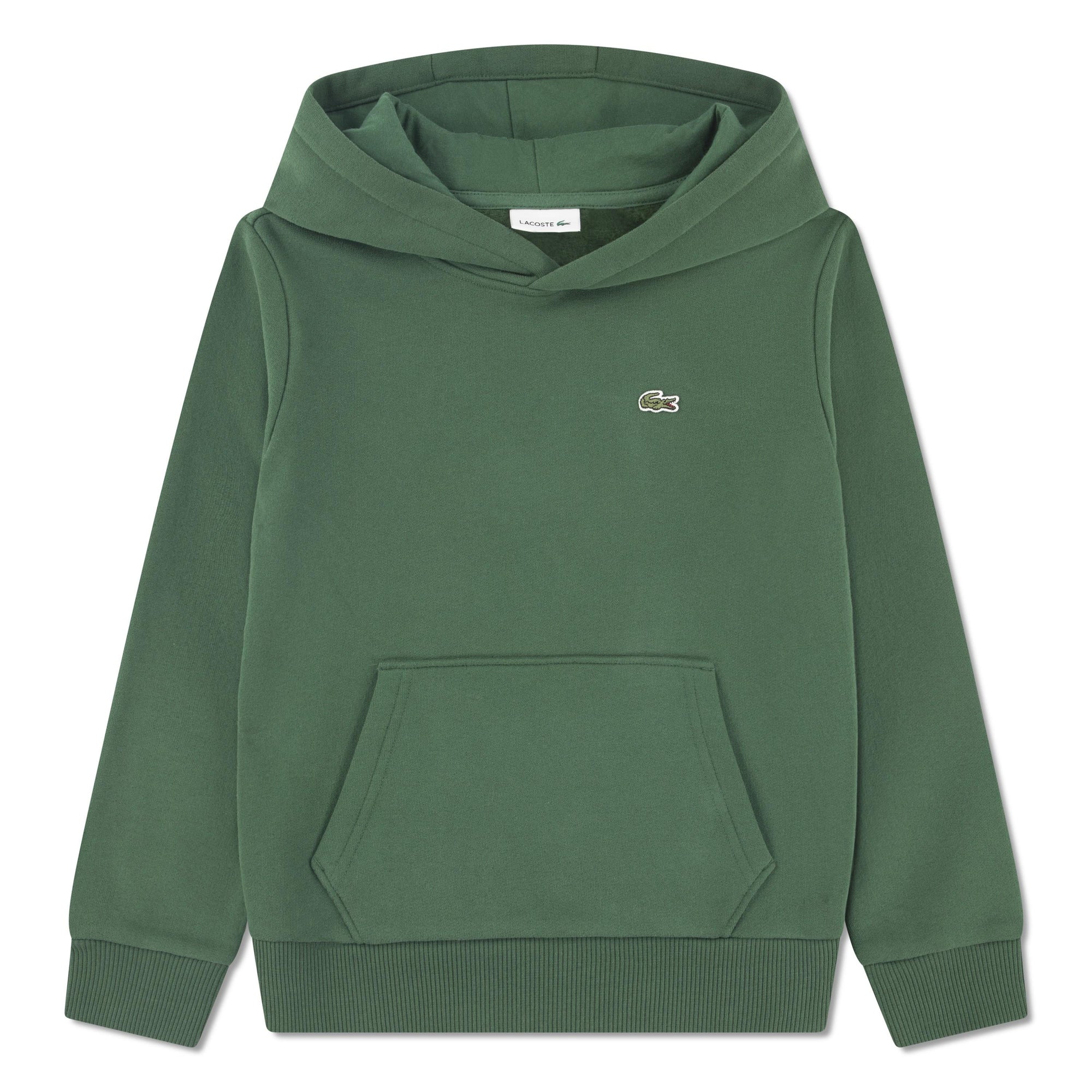 Felpa con cappuccio e tasca a marsupio 847028 F9W LACOSTE 