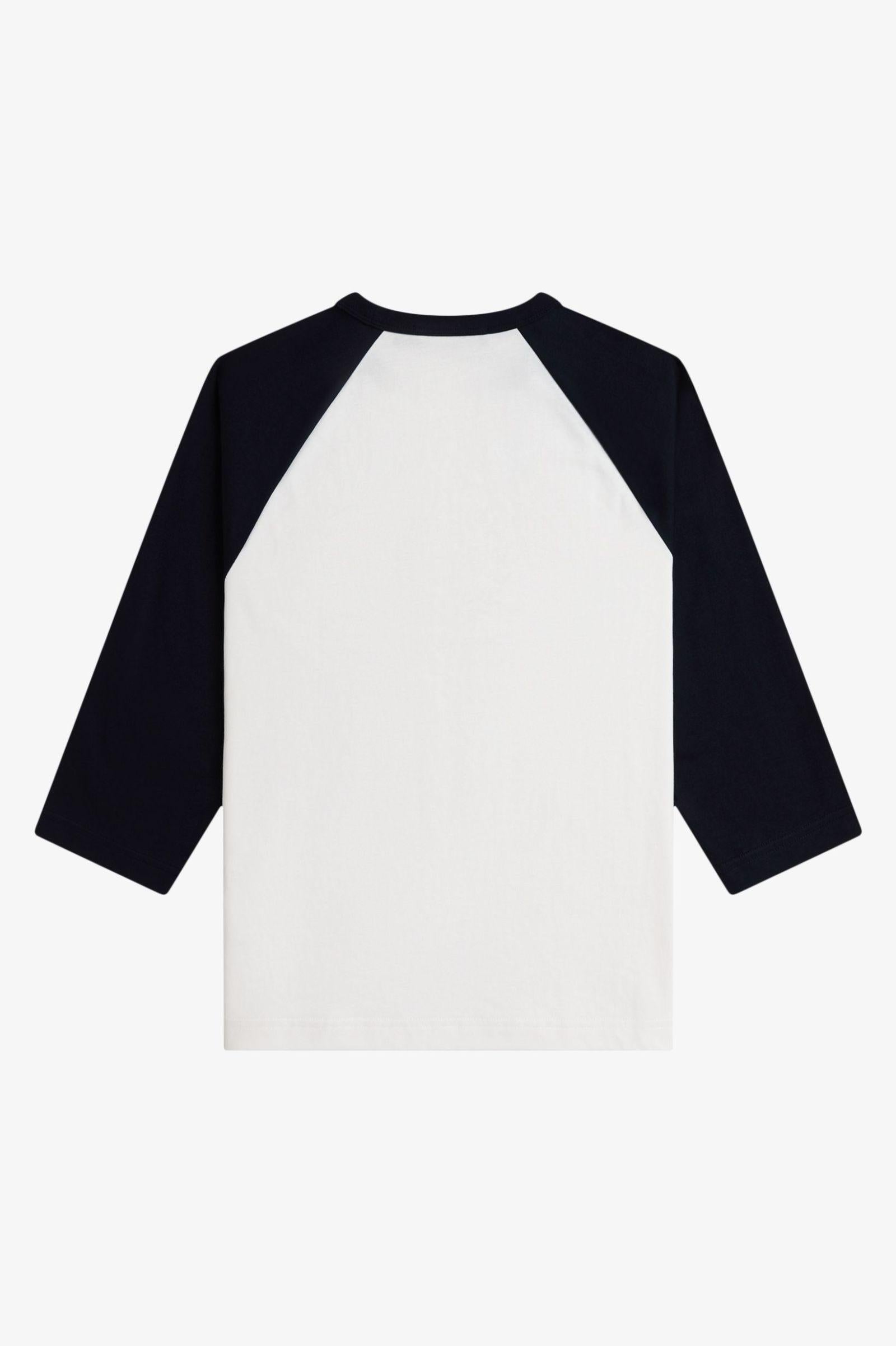 T-shirt con stampa floccata G114257 129 FRED PERRY 