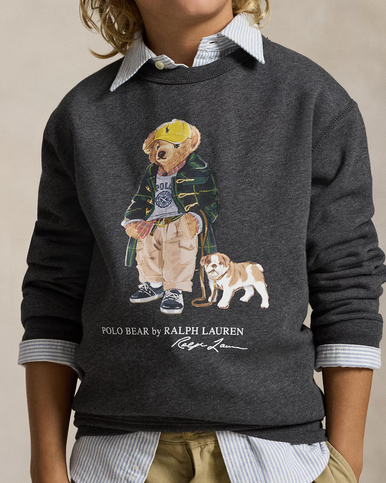 Felpa polo bear mélange 323979490 001 POLO RALPH LAUREN 